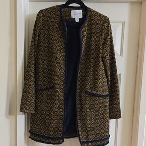 Carolina Belle Women's Gold and Navy Blazer